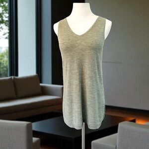 New! KINROSS CASHMERE LONG TANK TUNIC SIZE MEDIUM
